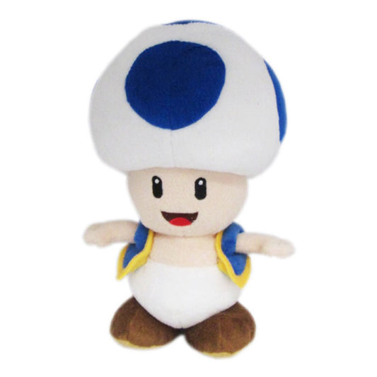 Super Mario All Star Collection Blue Toad Plush