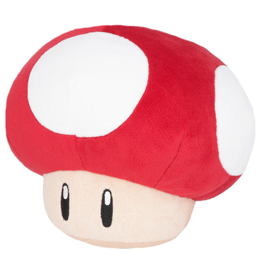 Super Mario All Star Collection 1 Up Red Mushroom Plush